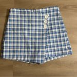 Joe B  Light Blue and White Checked Skorts Size Small‎ Photo 1