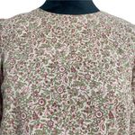 Tuckernuck  Hyacinth House Size XS  Red Floral Fiona Blouse $88 Shirt Top Photo 3