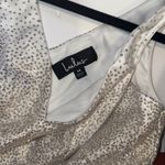 Lulus Dress Medium Sparkling White Tulle Ballerina Dream Cream Gold Skater Dress Photo 8