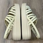 Crocs  Brooklyn Strappy Women Size 11 Ivory Bone Platform Sandals 206751 LiteRide Photo 4