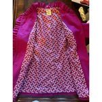 Tulle Anthropologie Coat Women Small Pink Wool Ruffle Button Front Coat Preppy Photo 9