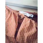 Lush Clothing Gingham Print Off Shoulder Plaid Button Mini Dress Size Small Photo 2