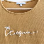 Sincerely Jules  Dress Short Sleeve Ribbed T Shirt Dress California Photo 2