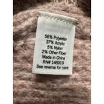 LC Lauren Conrad Lauren Conrad Cable Knit Sweater Pink Sparkle Crew Neck Long Sleeve Women's M Photo 6