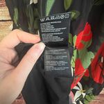 Farm Rio x Anthropologie Long Sleeve V Neck Floral Maxi Dress Balloon Sleeve S Black Photo 9