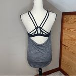 Lululemon  Moment To Movement 2-In-1 Sports Bra Tank Heather Grey Black 4 W1BG0S Photo 3