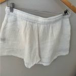 Jenni Kayne NWT playa white gauzy shorts  White High Waist Women Photo 3