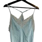 Chic Blue Lace Trim Cami Size M Photo 1