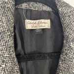 Vintage Adolph Schuman for Lilli Ann Tweed Blazer Skirt Suit Black White S/M Gray Photo 5