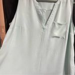 Torrid  1 Soft Green Sleeveless Blouse Summer Vacation Resort Beach Photo 1