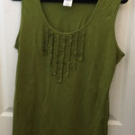 Just My Size FINAL MARKDOWN LADIES  bibbed front tank top 1x Photo 0