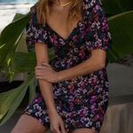 Saltwater Luxe NEW Bria Floral Wrap Mini Dress in Small Photo 1