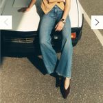 Anthropologie New  Anthro Pilcro The Robbie High Rise Flared Fray Jeans 26 Photo 4