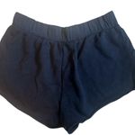 Alo Yoga   French terry shorts size S black 2.5" inseam side zipper pockets EUC Photo 1