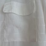 Yves St. Clair Sheer Vintage Blouse | Size 8 | Romantic Feminine | Coquette White Photo 3