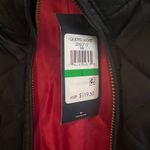 Tommy Hilfiger  Quilted Black Jacket Embroidered Logo 4 Pockets Womens L $119 NWT Photo 4