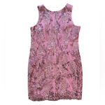 NWOT Custom Pink Purple Floral Overlay Sleeveless Dress Size undefined Photo 1