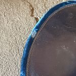 Tory Burch Navy Velvet Classic pave Logo Flip Flop Size 10 Photo 3