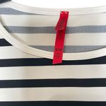 Spanx Black and White StripRashgaurd Sun Shirt size M Photo 6