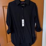 Gloria Vanderbilt  Black Dress Shirt Photo 0