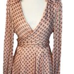Free People NWT It Takes Two Geometric Print Collared Open Back Dress Size S Photo 2
