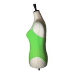 SKIMS  Bodysuit Women Small Neon Green Cotton Logo Snap Close Sexy Colorful‎ Photo 4