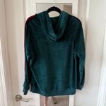 Aviator Nation  Classic Velvet Pullover Hoodie Sweatshirt Teal // Rainbow Stripe Photo 3