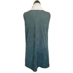 Forever 21 Dress Medium Green Faux Suede Autumn Fall Preppy Y2k Dark Academia Photo 4