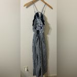 Anthropologie Celandine Hibiscus Cutwork Cotton Midi Dress Blue & White Size XS Photo 7