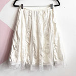Saint Tropez West  White Tulle Skirt Bride Elegant Balletcore Retro Sz 4 Photo 0