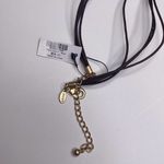 Chico's Chico’s Nala Charm Pendant Necklace Long NWT Neutral Leather Lariat Tribal Photo 5