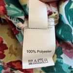 Emery Rose Multicolored Floral Print Button Front Short Sleeve Maxi Dress Red Size XL Photo 7