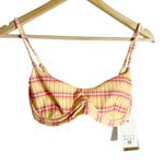 Billabong  Sunchaser Kenzley Underwire Striped Bikini Swimsuit Top Size M Photo 1