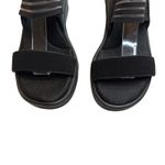 Skechers Sandals Women's Black Memory Foam Wedge Slingback Comfortable Size 8 Photo 6