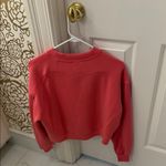 Altar'd State Coral Cropped Sweatshirt Photo 1