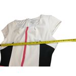 New York & Co. XS Color Block Sheath Dress Career Work Pink Detail Photo 5