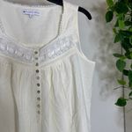 Eileen West The "Eileen" Iconic Cotton Ballet Nightgown Ivory size M Medium White Photo 7