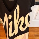 Nike Women's Black and White Graphic Tee Photo 5