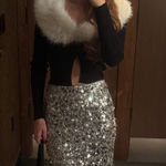 Forever 21  Cardigan Faux Fur Collar Photo 0