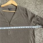 Eddie Bauer  Tan Waffle Knit Top Henley Casual Neutral Long Sleeve Tee XL Photo 4