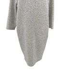 Lafayette 148 New York Shift Dress Long Sleeve Cotton‎ Gray Size Medium Photo 3