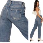 Free People We the Bren Slouchy Slim Boyfriend Jeans OB1311341 Size 27 Denim Photo 2