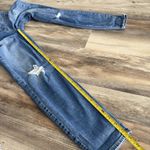 Paige Verdugo Ankle Skinny Jeans Size 31 Medium Wash Distressed Knees Photo 11