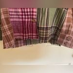 BP . Patchwork Pink Green Plaid Flannel Shirt Photo 5