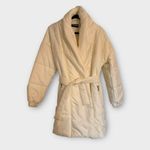 Nocturne Belted Oversized Puffer Jacket – Size 34 (NWT) White Photo 10