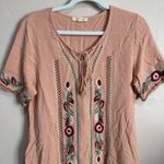 Orange Creek  Floral Embroidered boho mini dress Photo 1