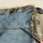 handheart jeans bag denim handmade shoulder bag Blue Photo 3