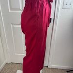 Ann Taylor Julie Red Belted Wide Leg Casual Career Dress Pants Size 6. #212 Photo 6