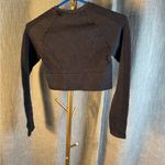 Aerie  Offline Big Chill Long Sleeve in Black Size Small Photo 10
