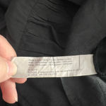 Eloquii Puff Sleeve Scoop Neck Tie Waist Dress Black Size 14 Photo 11